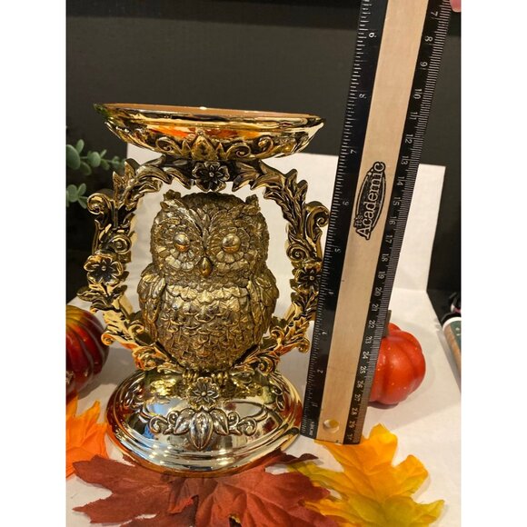 Bath & Body Works Ornate Owl Pedestal Candle Holder -New - Picture 9 of 12